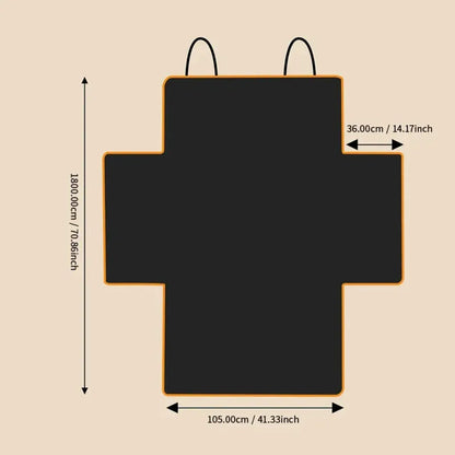 Manta para mascotas con asas, dimensiones 105x180 cm, ideal para transporte cómodo y seguro de perros y gatos