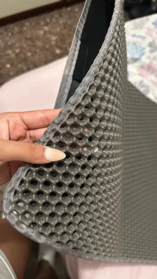Colchoneta para mascotas con diseño蜂窝, transpirable y cómoda para su descanso